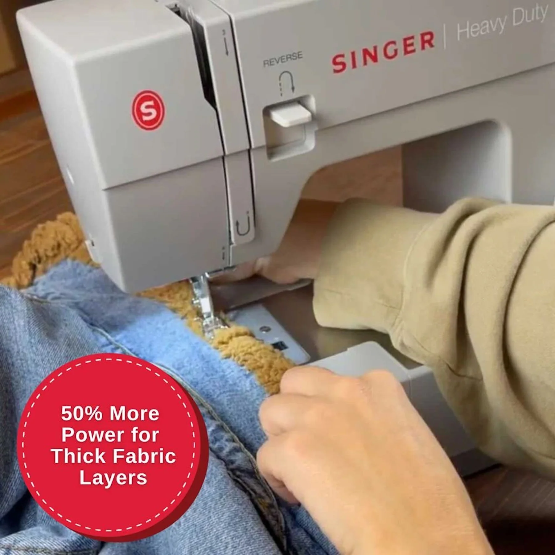 SINGER® Heavy Duty 4452 Sewing Machine 5 SINGER® Heavy Duty 4452 Sewing Machine