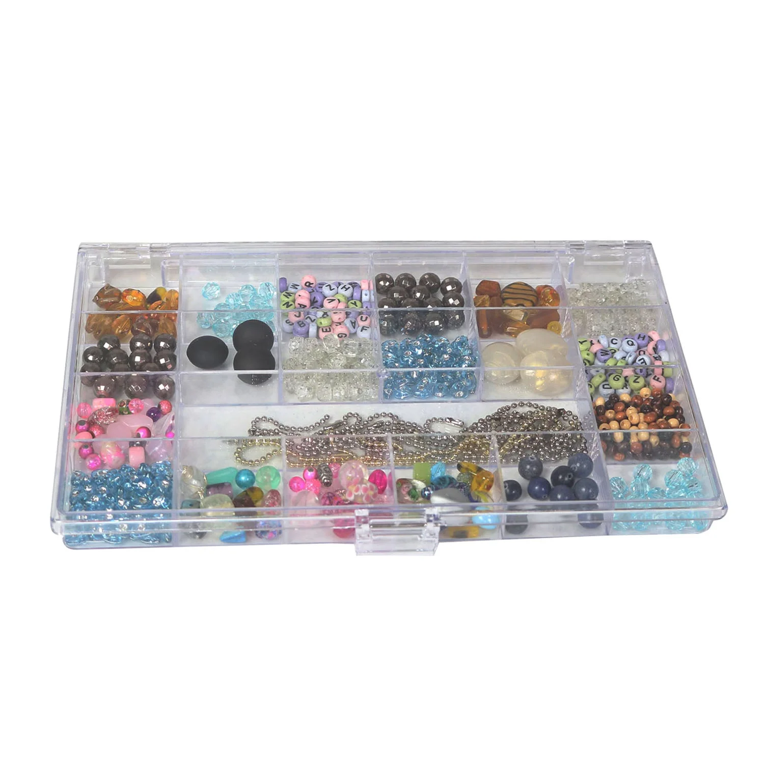 Everything Mary 21-Compartment Storage Box – Clear Organizer for Small Craft Supplies 3 Everything Mary 21-Compartment Storage Box – Clear Organizer for Small Craft Supplies