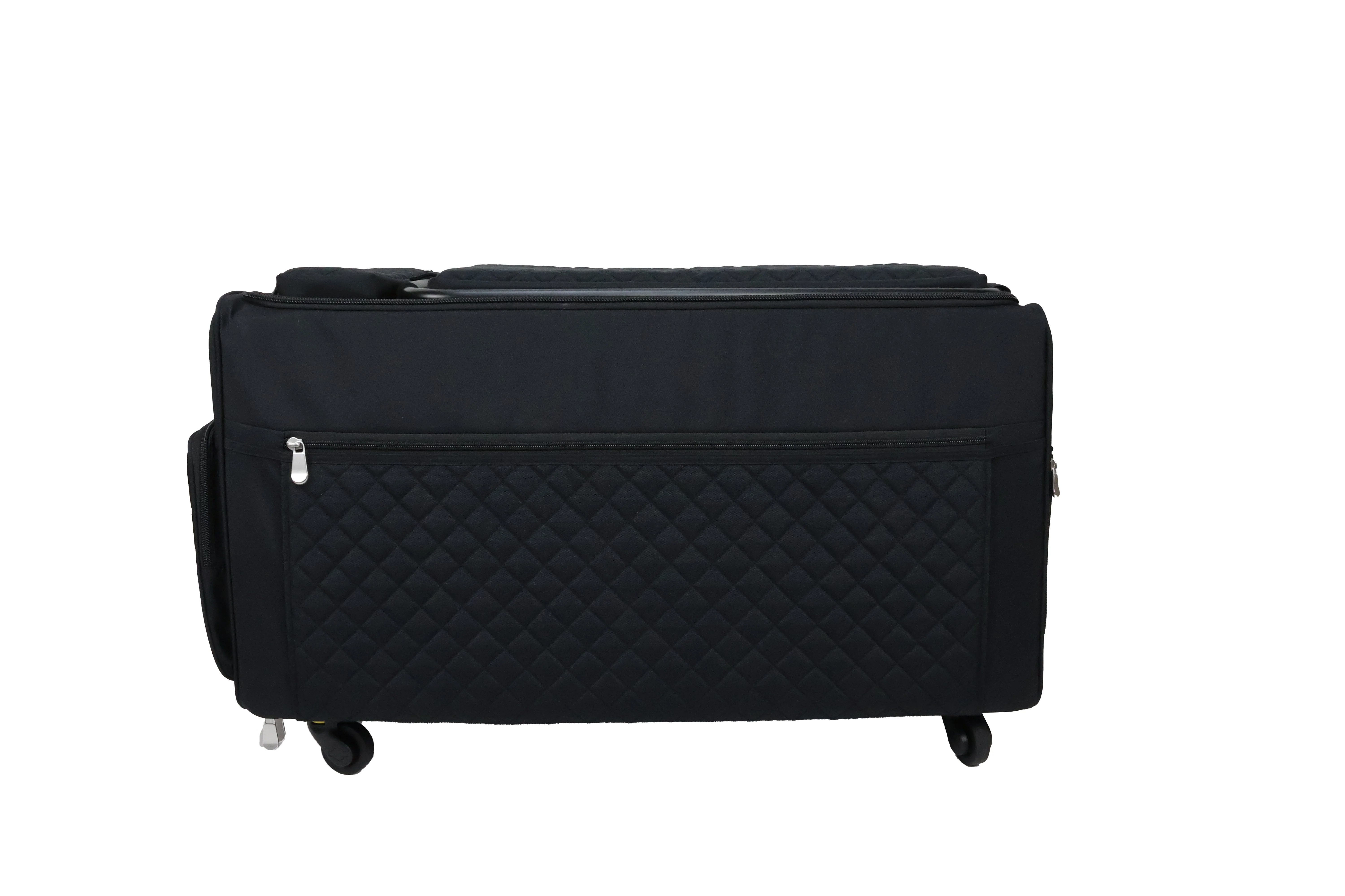Everything Mary Jumbo 5 Wheel Collapsible Rolling Sewing Machine Storage Case, Black 3 Everything Mary Jumbo 5 Wheel Collapsible Rolling Sewing Machine Storage Case, Black