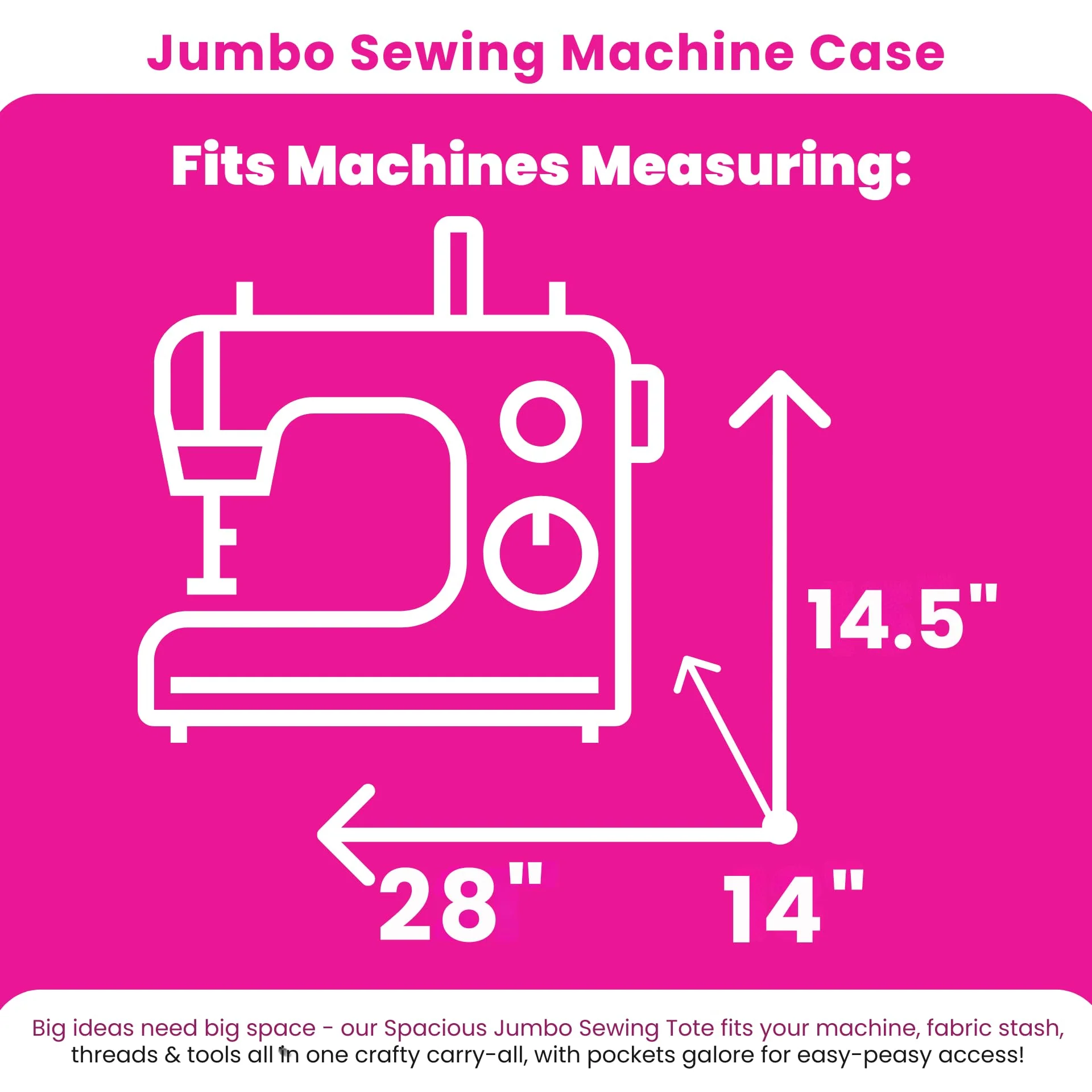 Everything Mary Jumbo 5 Wheel Collapsible Rolling Sewing Machine Storage Case, Floral 2 Everything Mary Jumbo 5 Wheel Collapsible Rolling Sewing Machine Storage Case, Floral
