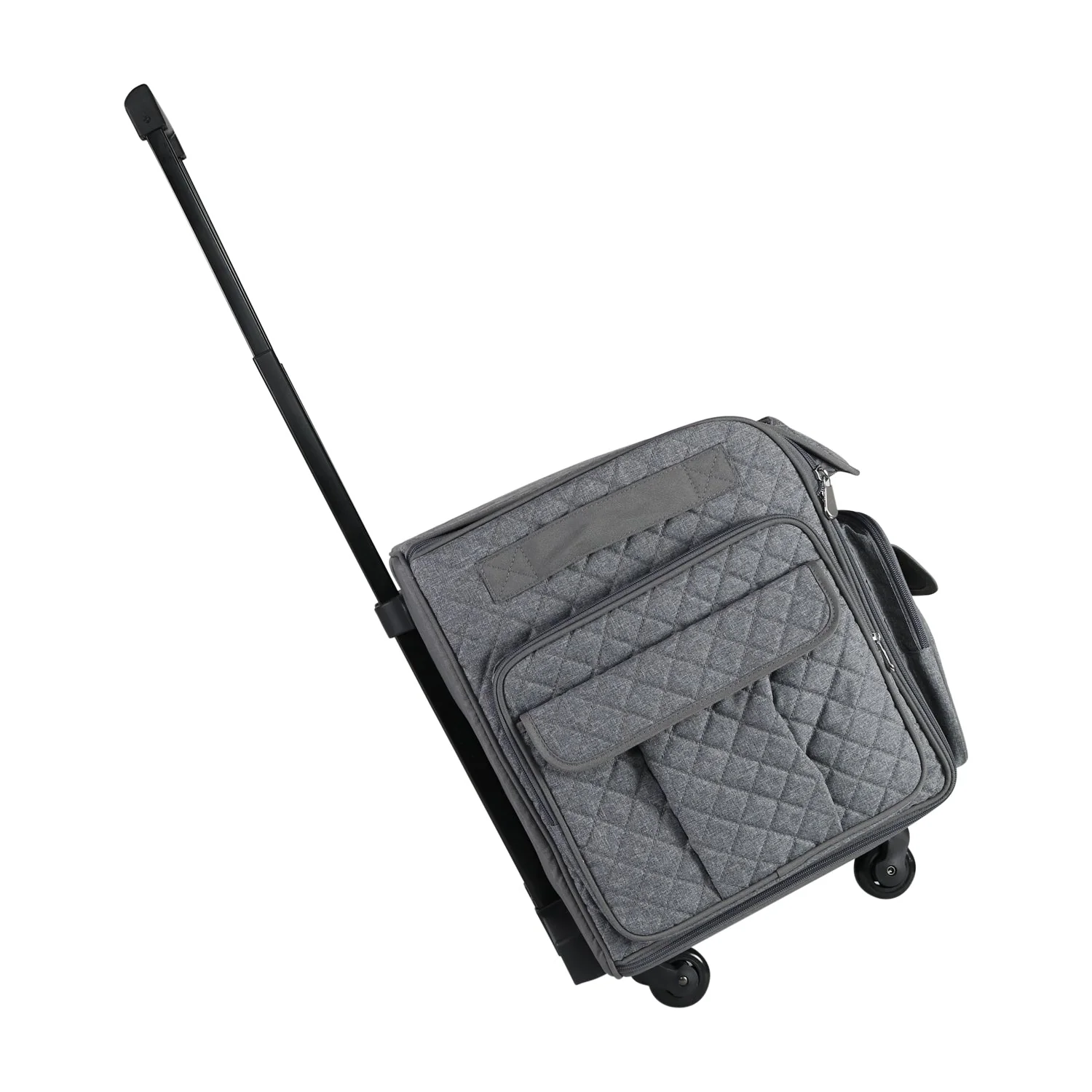 Everything Mary XXL 4 Wheel Collapsible Rolling Sewing Machine Storage Case, Heather Grey 12 Everything Mary XXL 4 Wheel Collapsible Rolling Sewing Machine Storage Case, Heather Grey