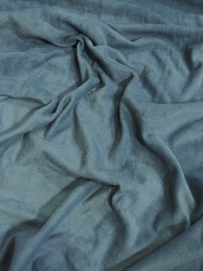 Fleece Fabric Solid / Denim Blue 1 Fleece Fabric Solid / Denim Blue