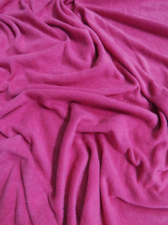Fleece Fabric Solid / Fuchsia 1 Fleece Fabric Solid / Fuchsia