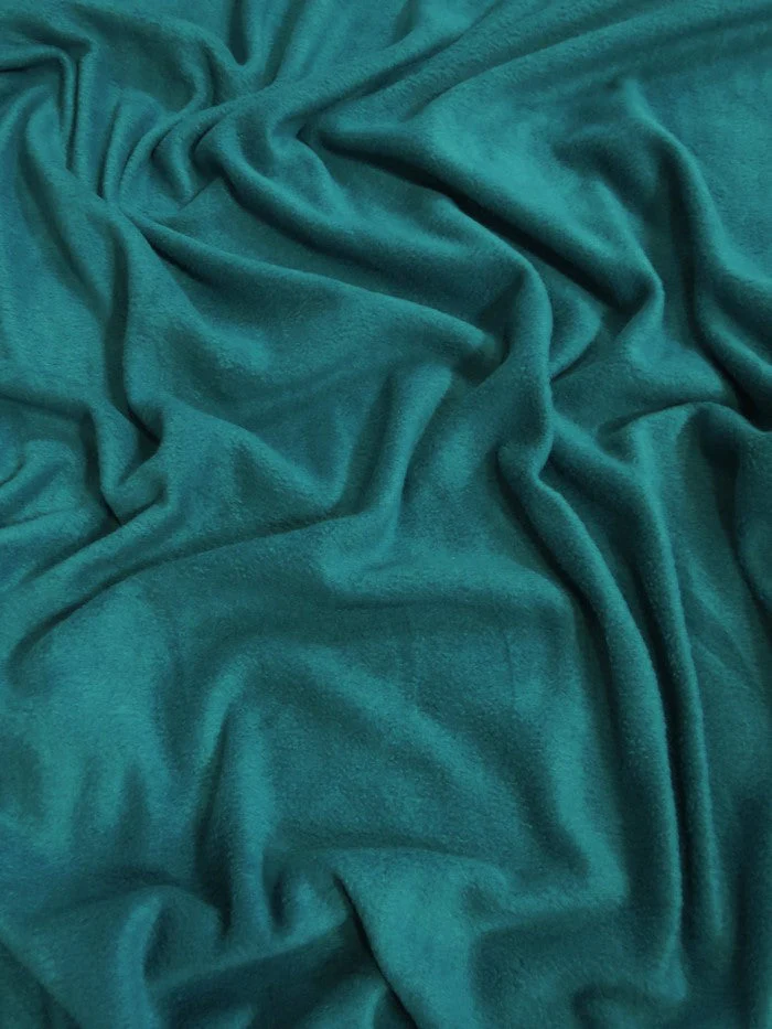 Fleece Fabric Solid / Green Blue 1 Fleece Fabric Solid / Green Blue