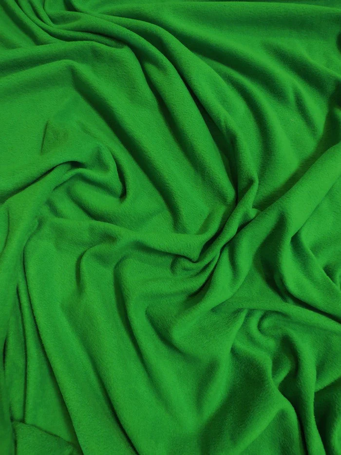 Fleece Fabric Solid / Kelly Green 1 Fleece Fabric Solid / Kelly Green