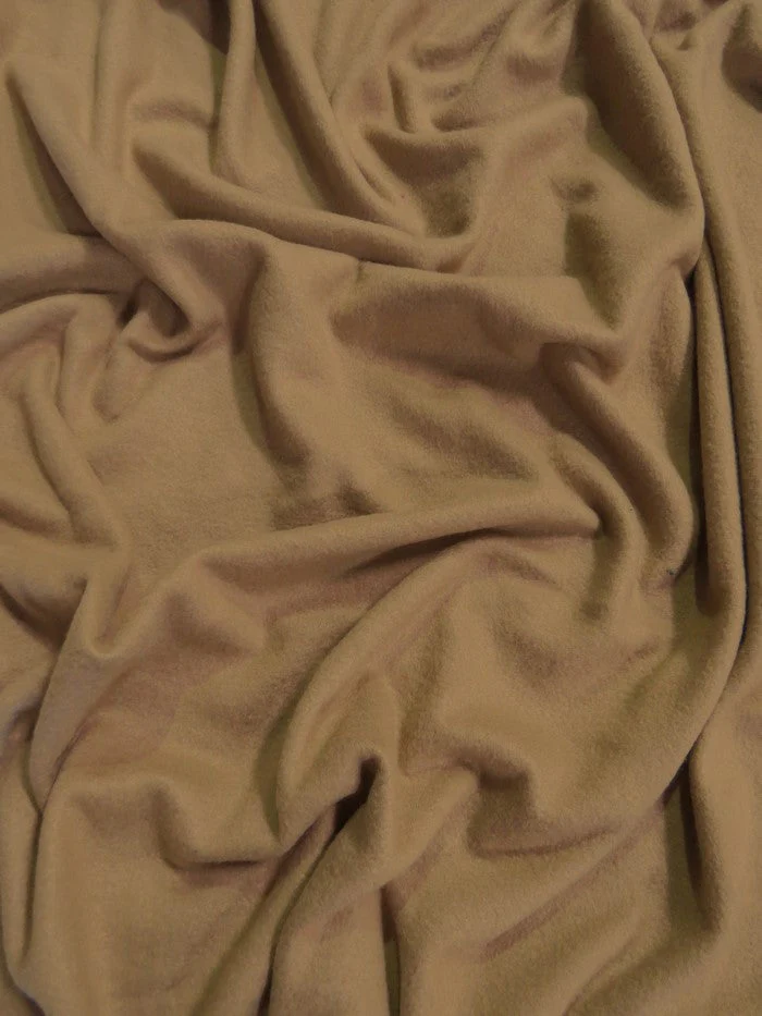 Fleece Fabric Solid / Khaki 1 Fleece Fabric Solid / Khaki