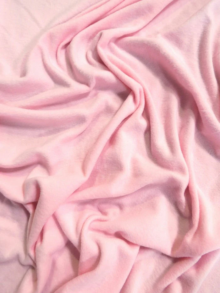 Fleece Fabric Solid / Light Pink 1 Fleece Fabric Solid / Light Pink