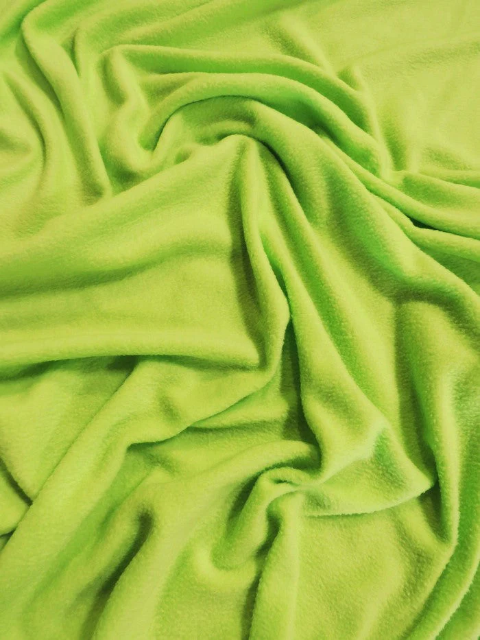 Fleece Fabric Solid / Lime Green 1 Fleece Fabric Solid / Lime Green