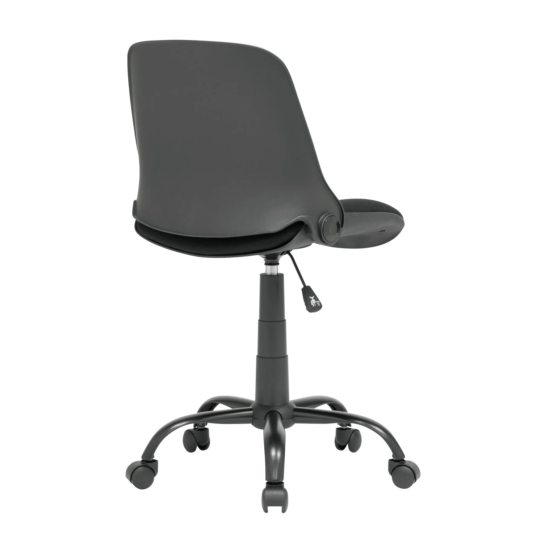Folding Back Task Chair Black 11 Folding Back Task Chair Black