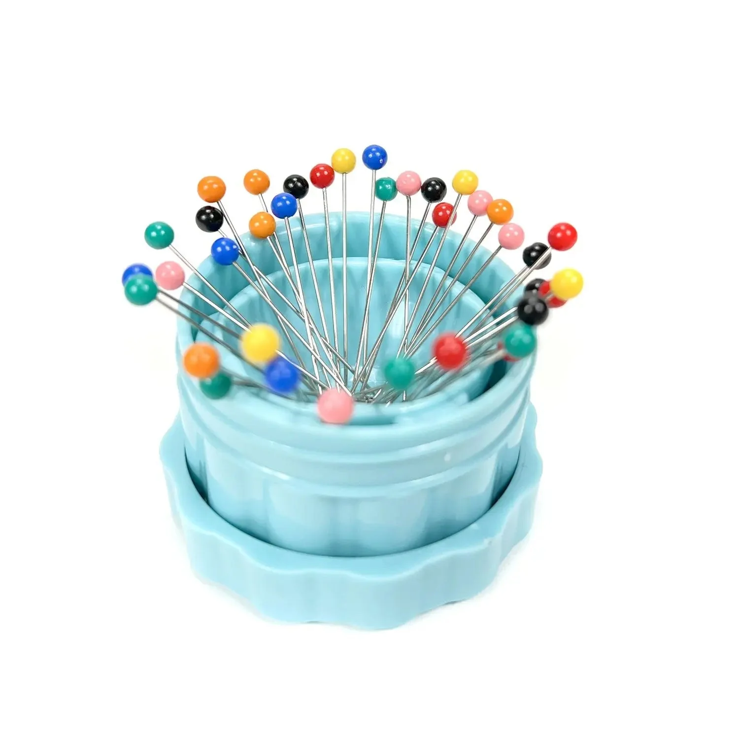 Magnetic Pin Cup Small Bohemian Blue 1 Magnetic Pin Cup Small Bohemian Blue