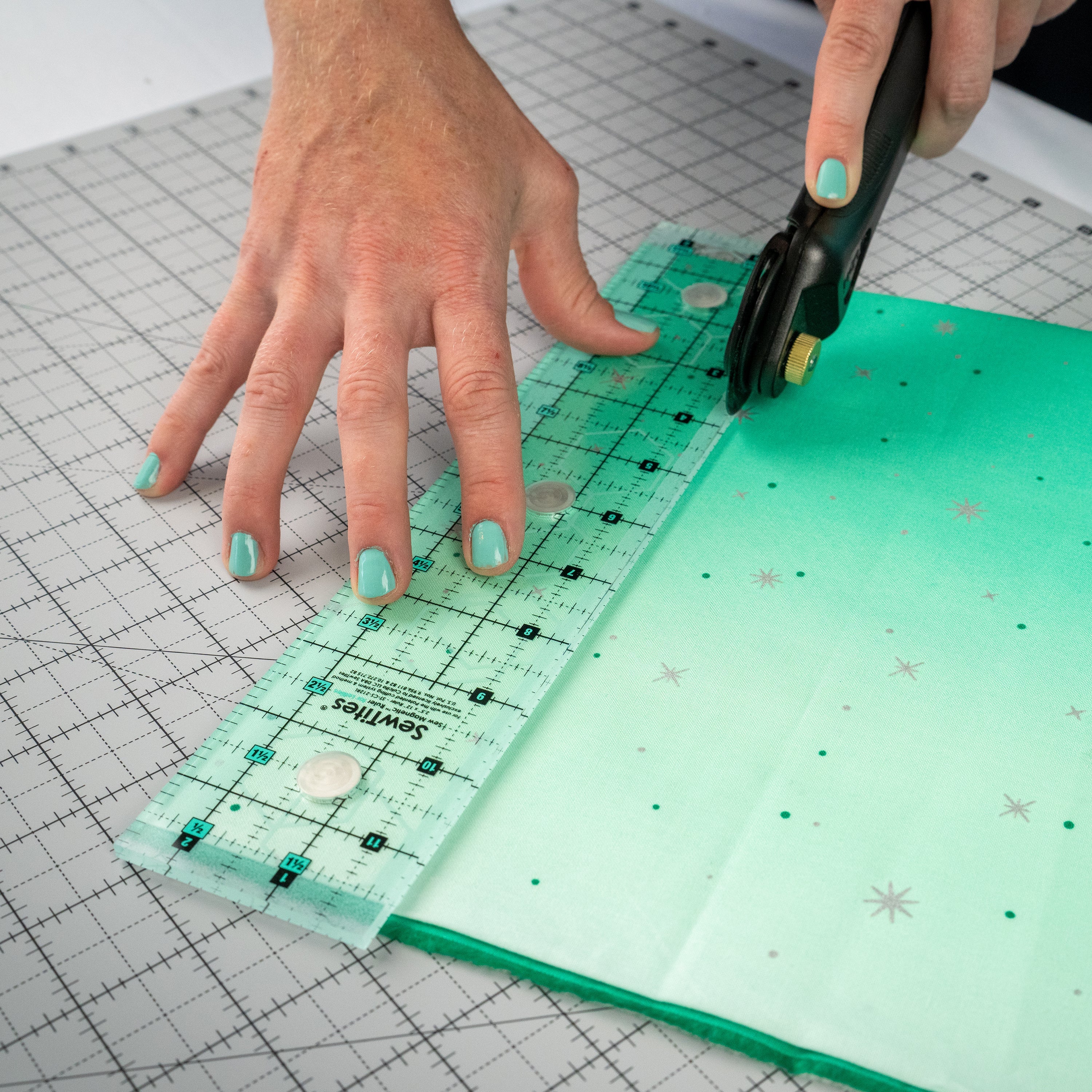 Sew Magnetic 2.5" x 12.5" Ruler 6 Sew Magnetic 2.5" x 12.5" Ruler