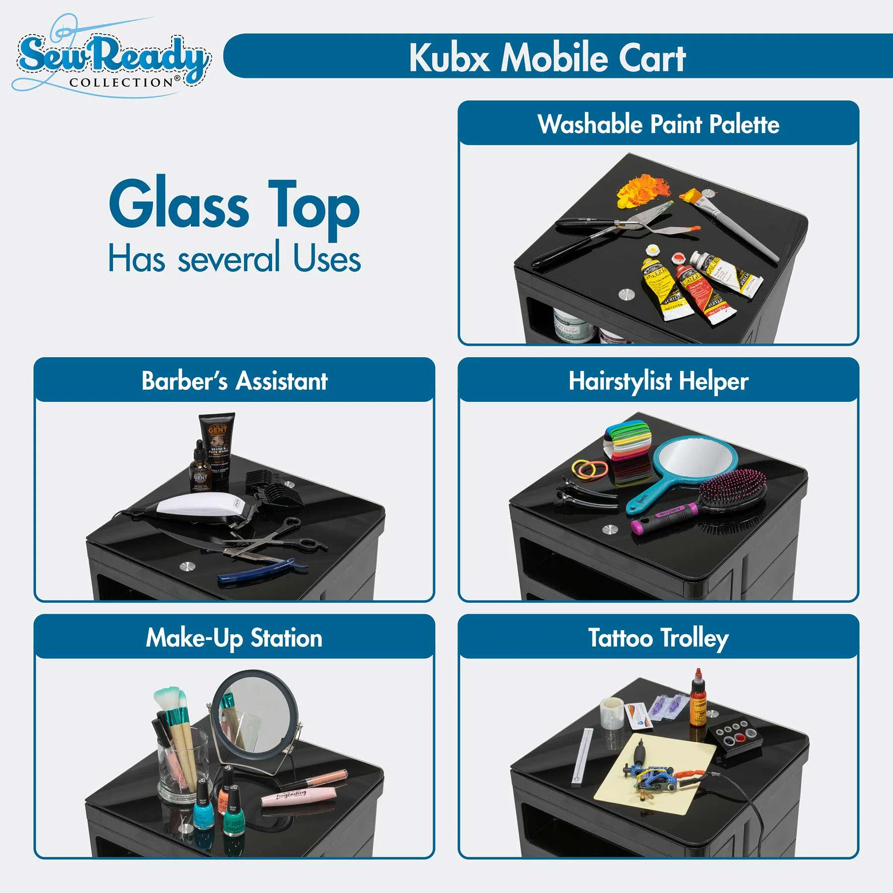 Kubx Cart Black 4 Kubx Cart Black