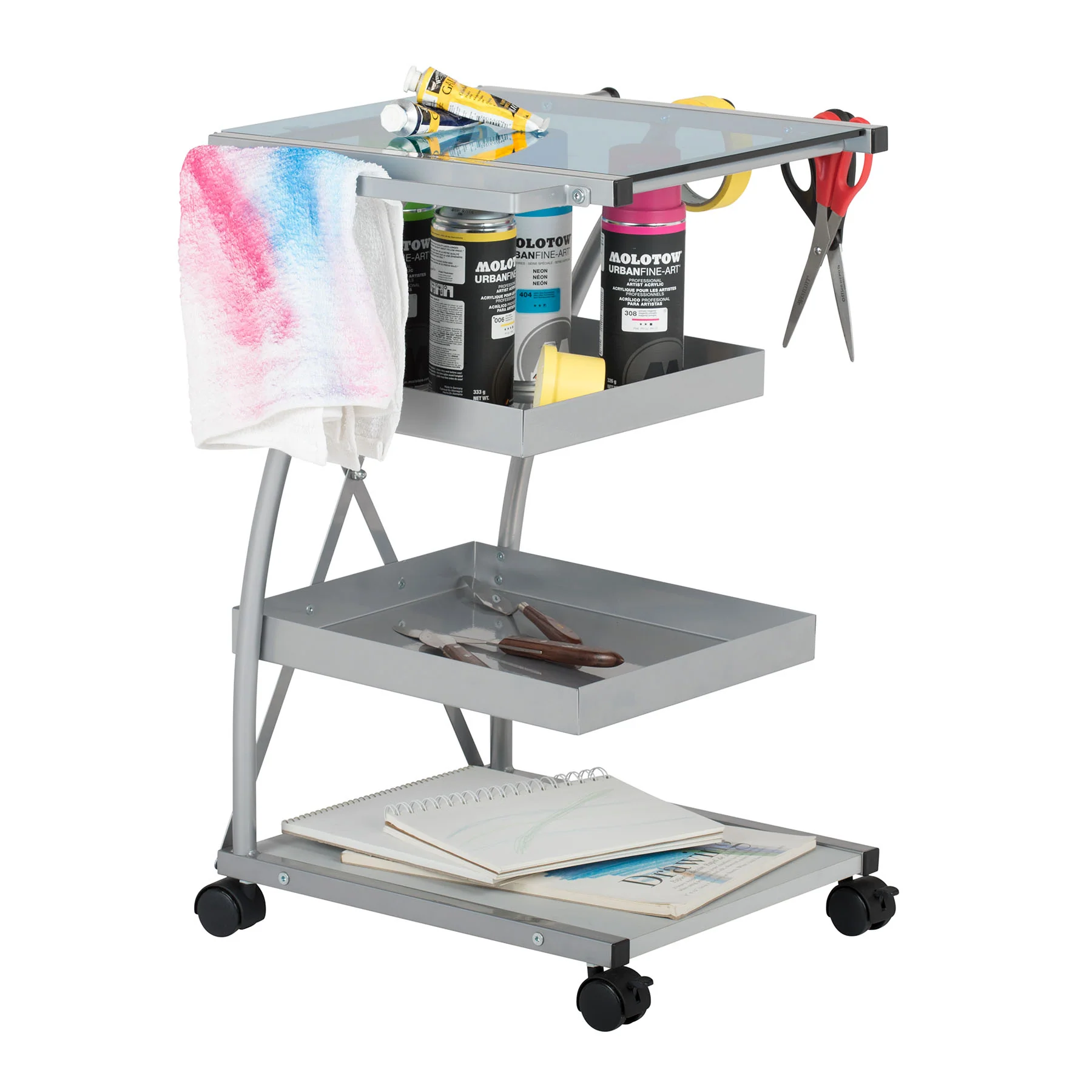 Triflex Taboret Silver / Blue 2 Triflex Taboret Silver / Blue