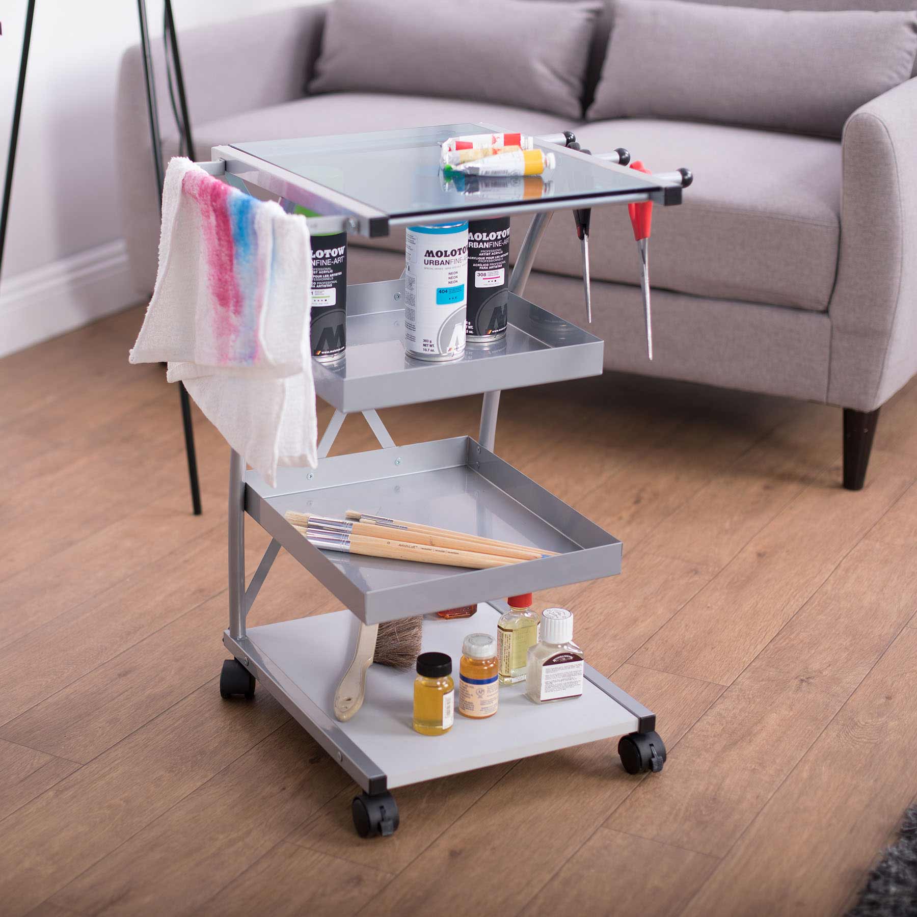 Triflex Taboret Silver / Blue 8 Triflex Taboret Silver / Blue