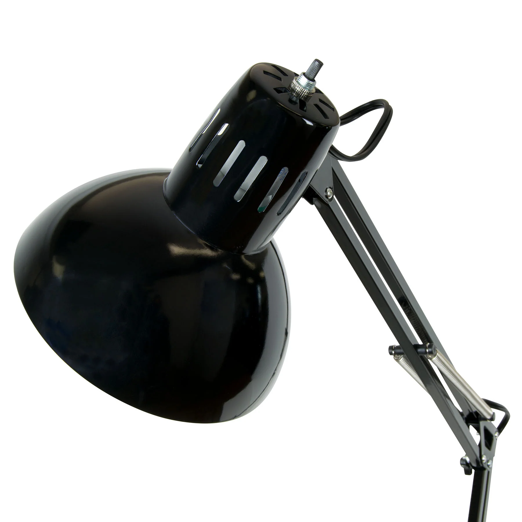 Swing Arm Lamp with LED Bulb Black 7 Swing Arm Lamp with LED Bulb Black