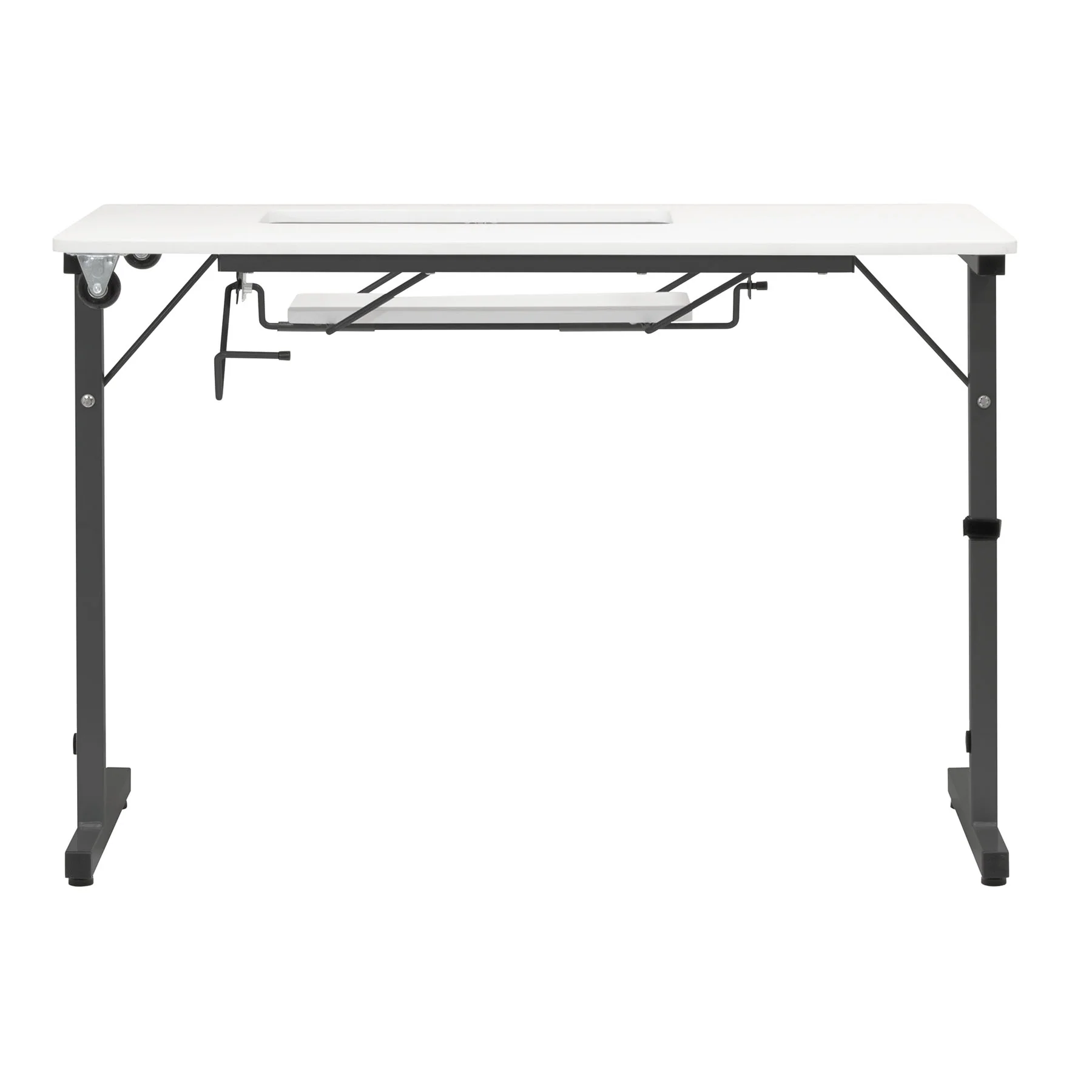 Rollaway II Sewing Table Black / White 12 Rollaway II Sewing Table Black / White