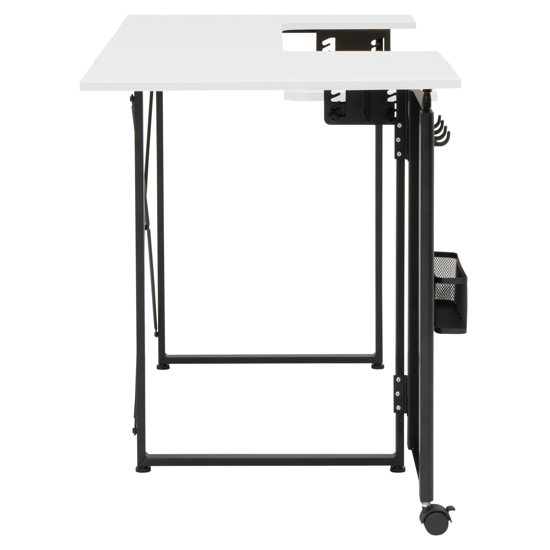 Pivot Panel Sewing Table White / Graphite 11 Pivot Panel Sewing Table White / Graphite