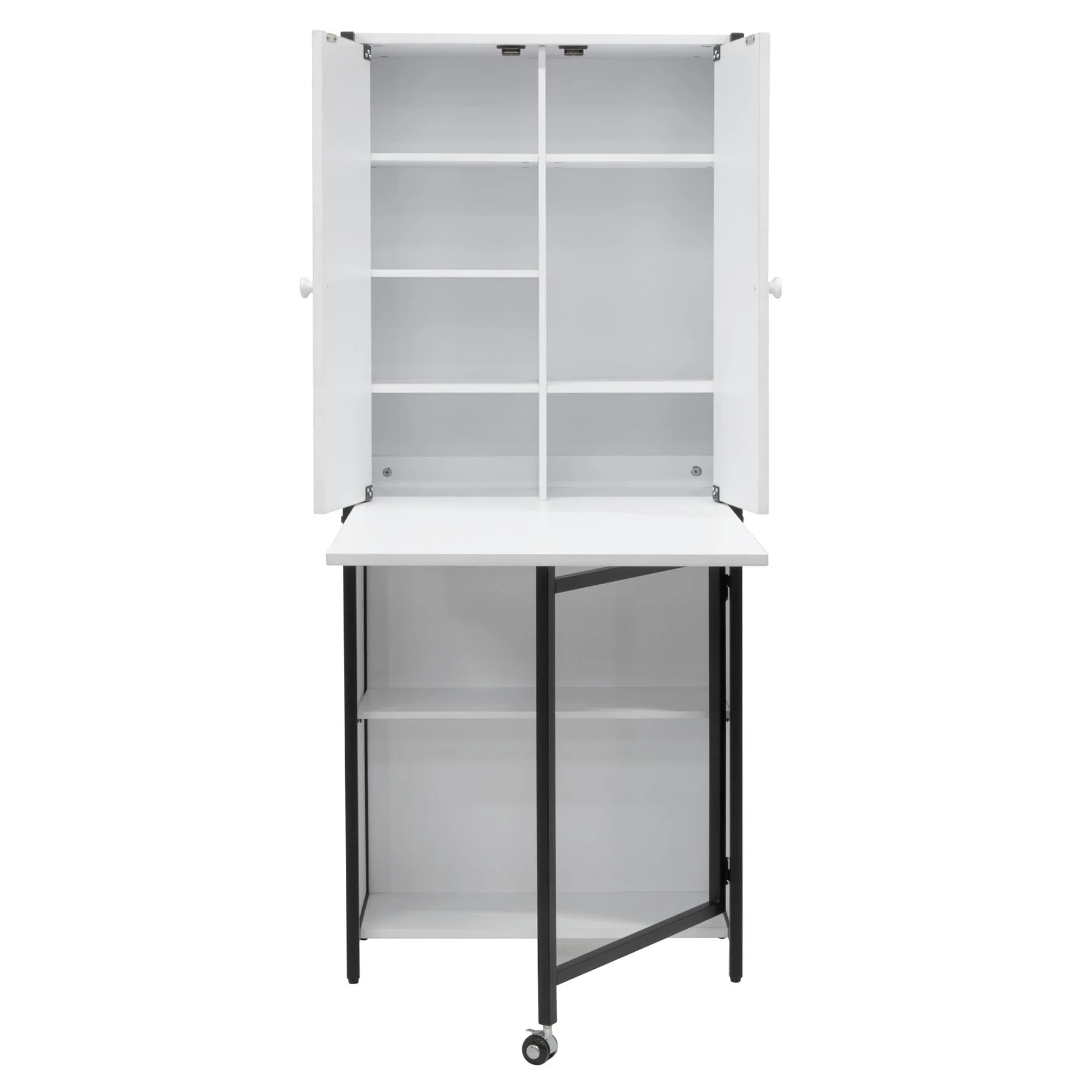 Sew Read Craft Armoire Elite Charcoal / White 5 Sew Read Craft Armoire Elite Charcoal / White