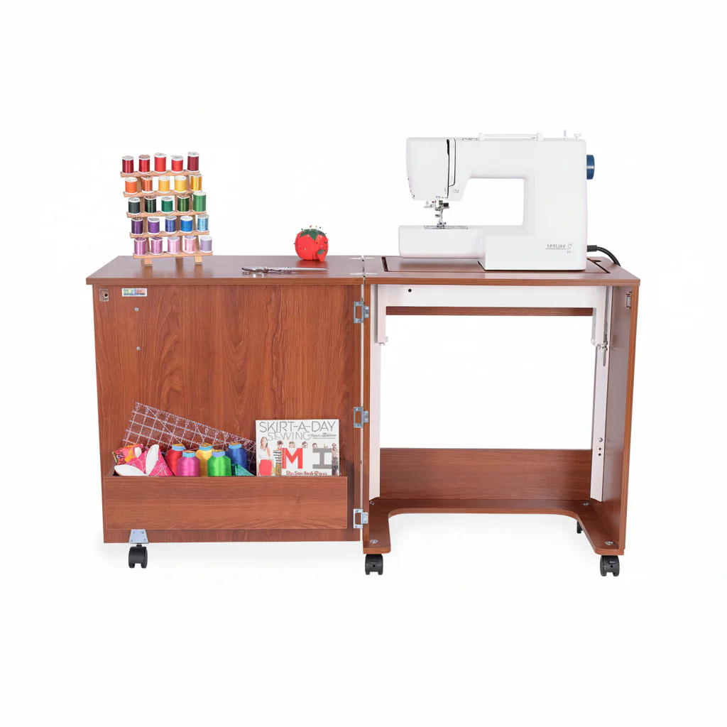 Judy Sewing Cabinet Teak 3 Judy Sewing Cabinet Teak