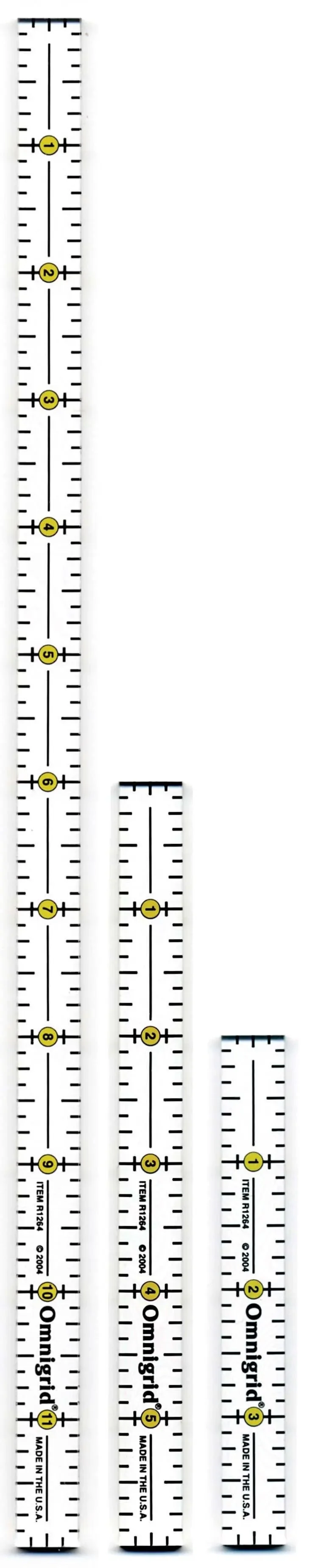 Omnigrid Marking Trio Ruler Set 1 Omnigrid Marking Trio Ruler Set