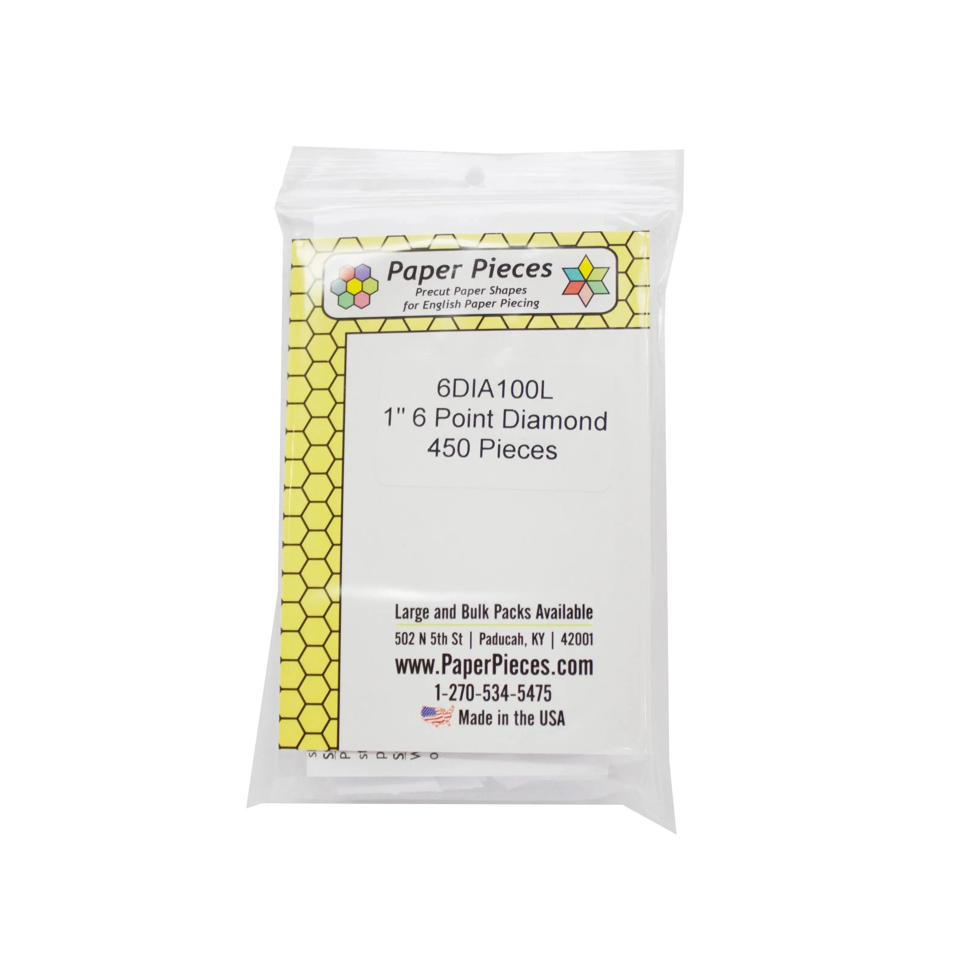 Paper Piece Diamond Pack 1in 450pc 1 Paper Piece Diamond Pack 1in 450pc