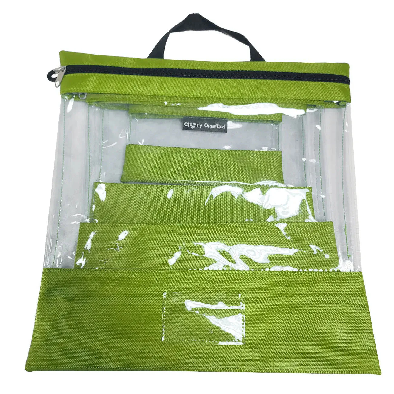 Tutto Clear Organizing Bag Lime 1 Tutto Clear Organizing Bag Lime