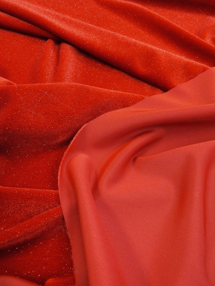 GLITTER STRETCH VELVET 360 GRAMS SPANDEX FABRIC / Olive / Sold by the Yard 3 GLITTER STRETCH VELVET 360 GRAMS SPANDEX FABRIC / Olive / Sold by the Yard
