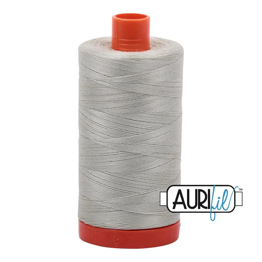 2843 Light Grey Green Aurifil Cotton 50wt Large Spool 1 2843 Light Grey Green Aurifil Cotton 50wt Large Spool