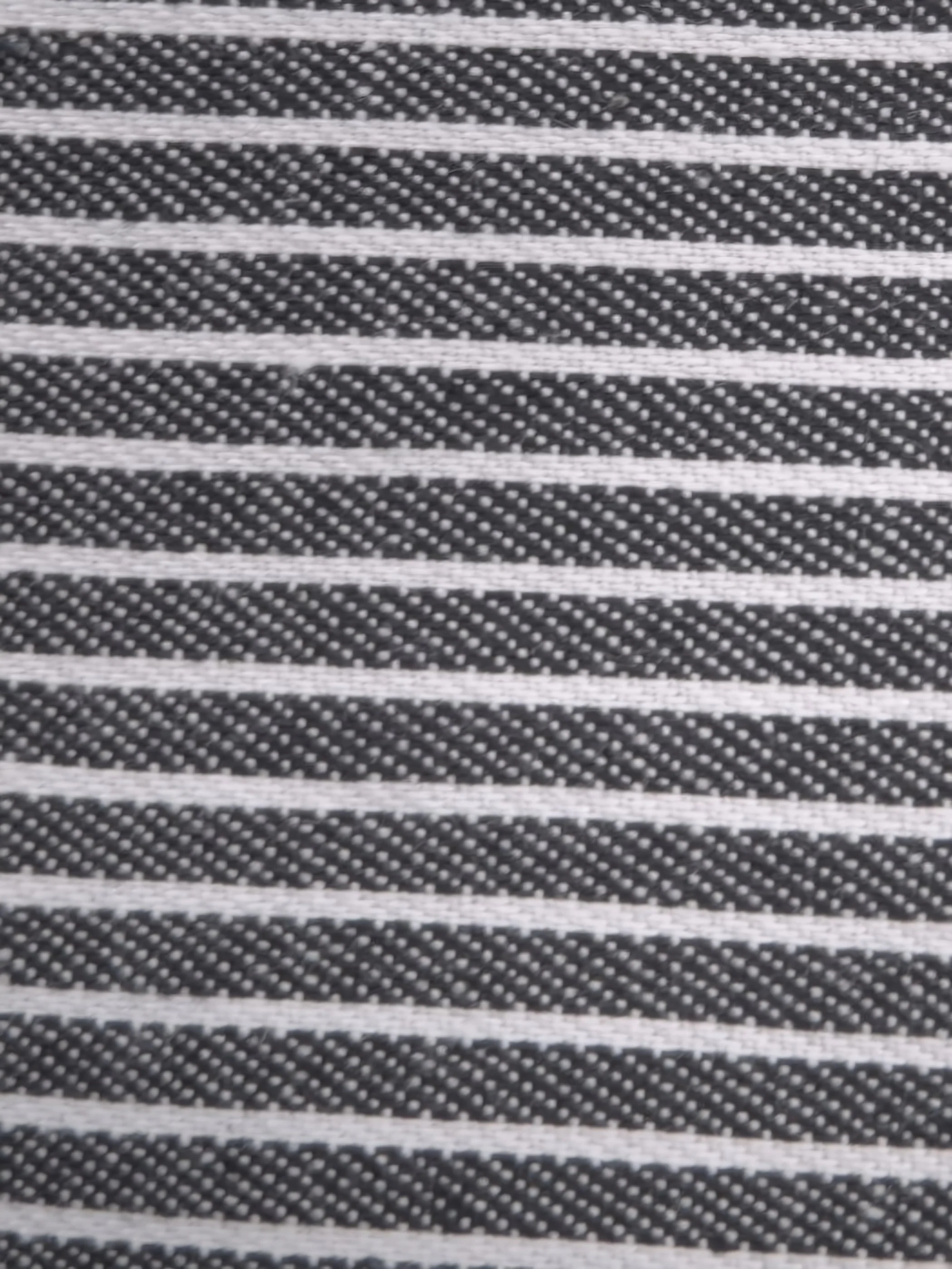 Gray with Natural Stripe Cotton Stretch Denim Fabric