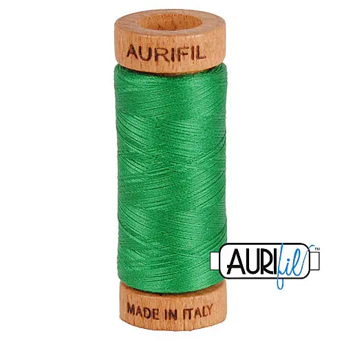 2870 Green Aurifil Cotton 80wt Spool 1 2870 Green Aurifil Cotton 80wt Spool