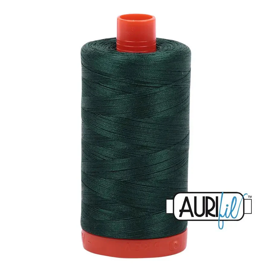 2885 Medium Spruce Aurifil Cotton 50wt Large Spool 1 2885 Medium Spruce Aurifil Cotton 50wt Large Spool