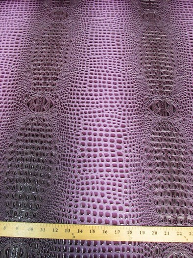 Honey Caramel Florida Gator 3D Embossed Vinyl Fabric / Sold By The Yard 2 Honey Caramel Florida Gator 3D Embossed Vinyl Fabric / Sold By The Yard