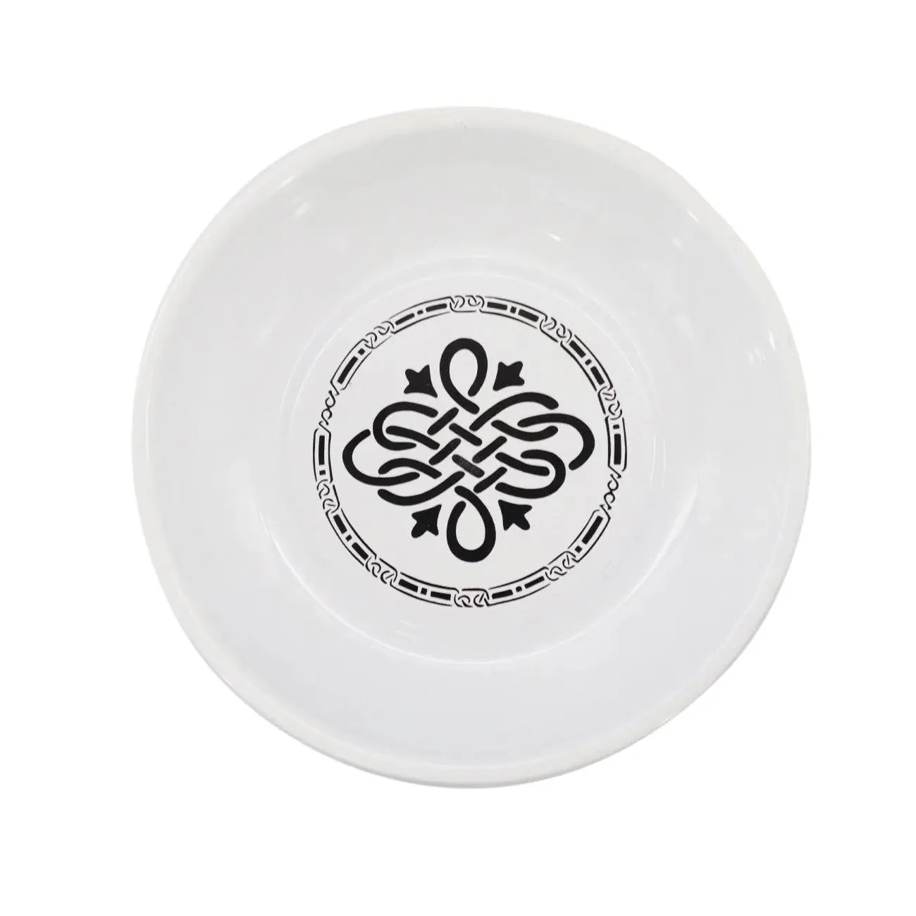 Magnetic Pin Dish White & Black 1 Magnetic Pin Dish White & Black