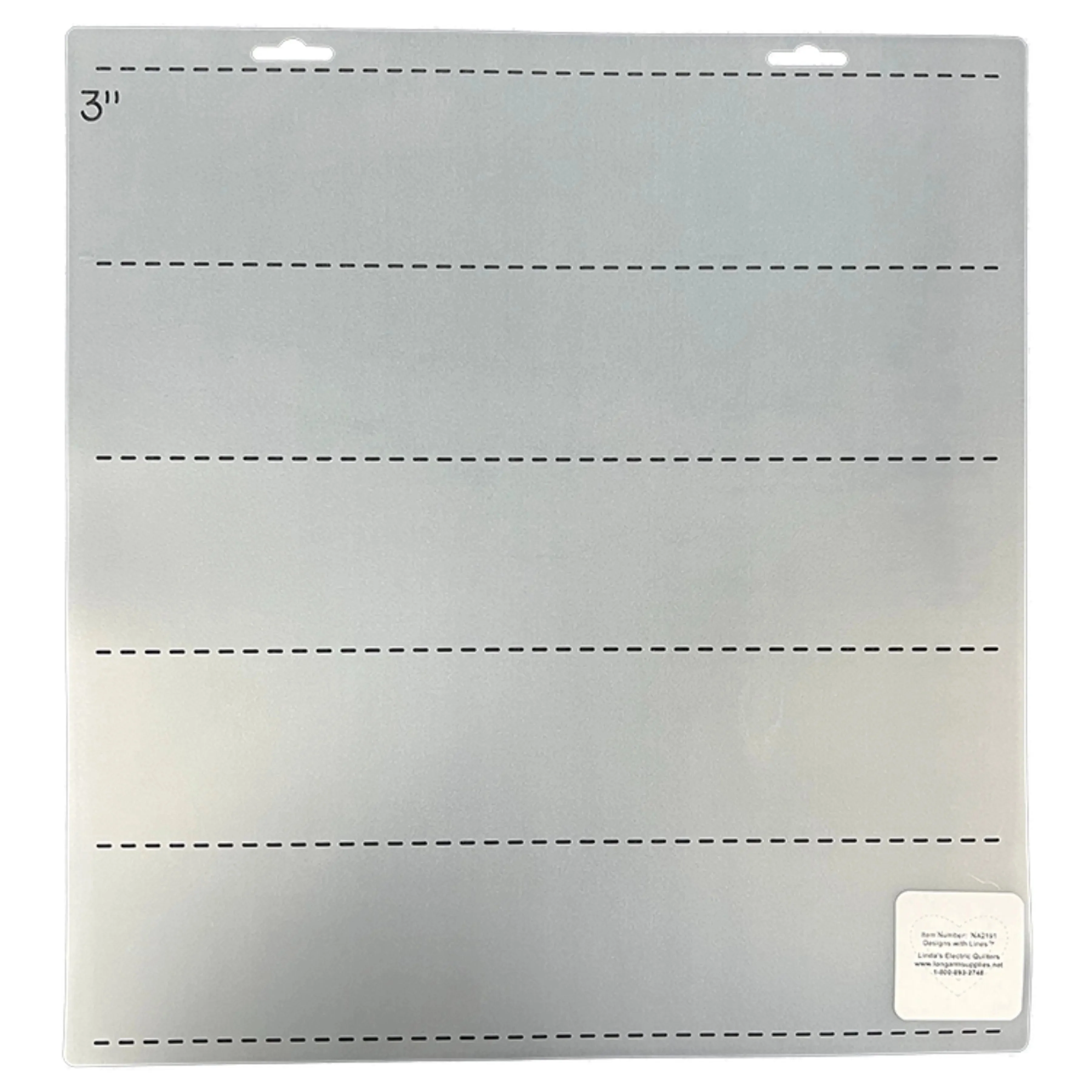 3" Straight Lines 14" Quilt Stencil