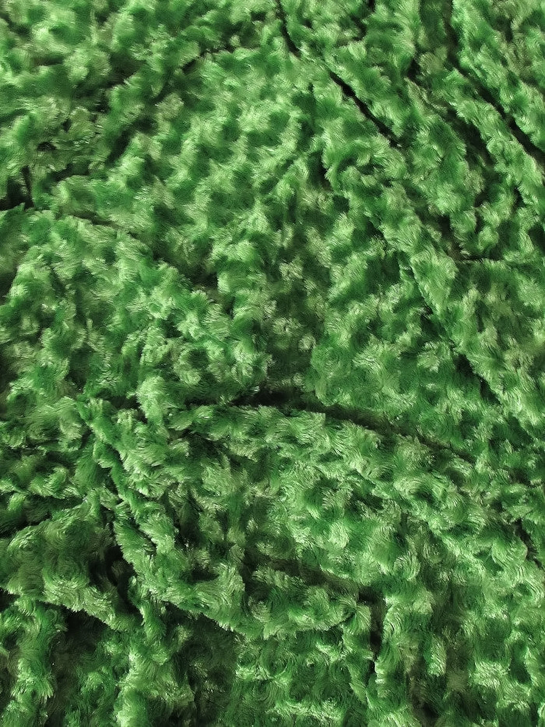 Kiwi Green Minky Rose/Rosette Floral Baby Soft Fabric / Sold By The Yard 1 Kiwi Green Minky Rose/Rosette Floral Baby Soft Fabric / Sold By The Yard