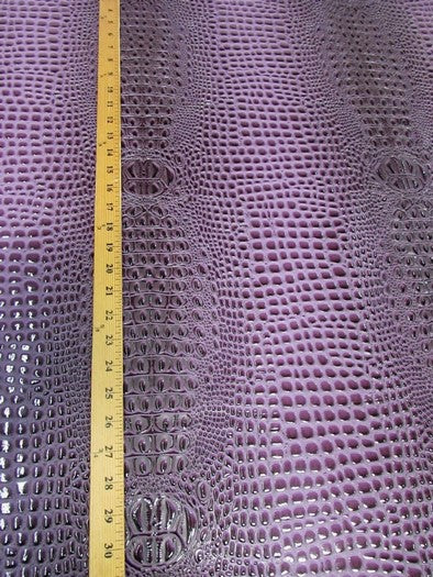 Mystic Blue Florida Gator 3D Embossed Vinyl Fabric / Sold By The Yard 5 Mystic Blue Florida Gator 3D Embossed Vinyl Fabric / Sold By The Yard