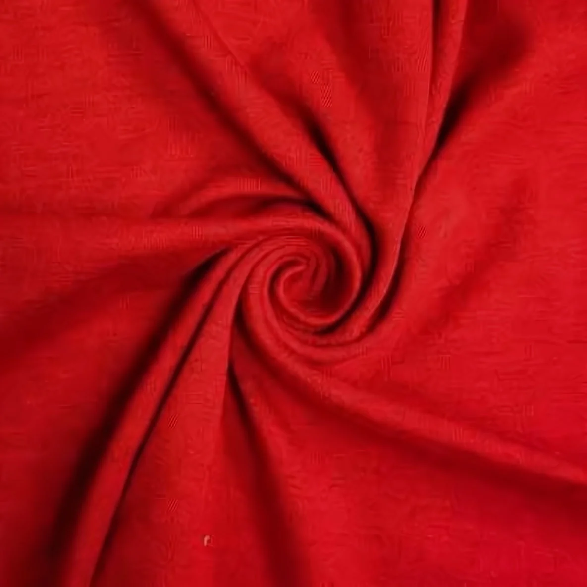 Ponte De Roma Jersey Knit Spandex Fabric / Red / Sold By The Yard 1 Ponte De Roma Jersey Knit Spandex Fabric / Red / Sold By The Yard