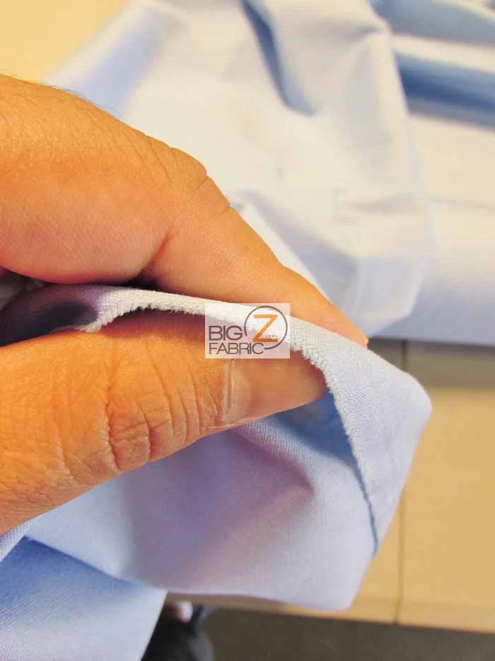 Poly Cotton Fabric Solid Heavyweight Uniform / White / Sold By The Yard 3 Poly Cotton Fabric Solid Heavyweight Uniform / White / Sold By The Yard
