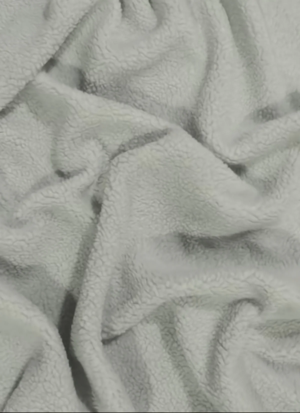 Sherpa Faux Fur Fabric / White / Sold By The Yard 25 Sherpa Faux Fur Fabric / White / Sold By The Yard