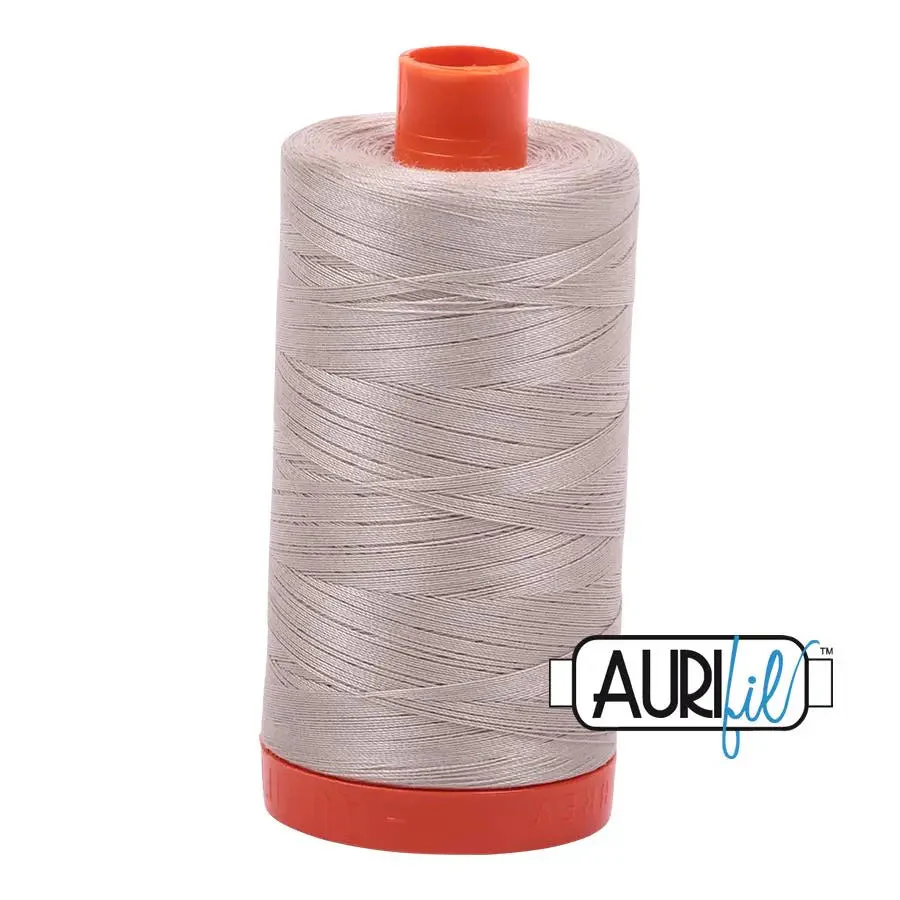 6711 Pewter Aurifil Cotton 50wt Large Spool 1 6711 Pewter Aurifil Cotton 50wt Large Spool