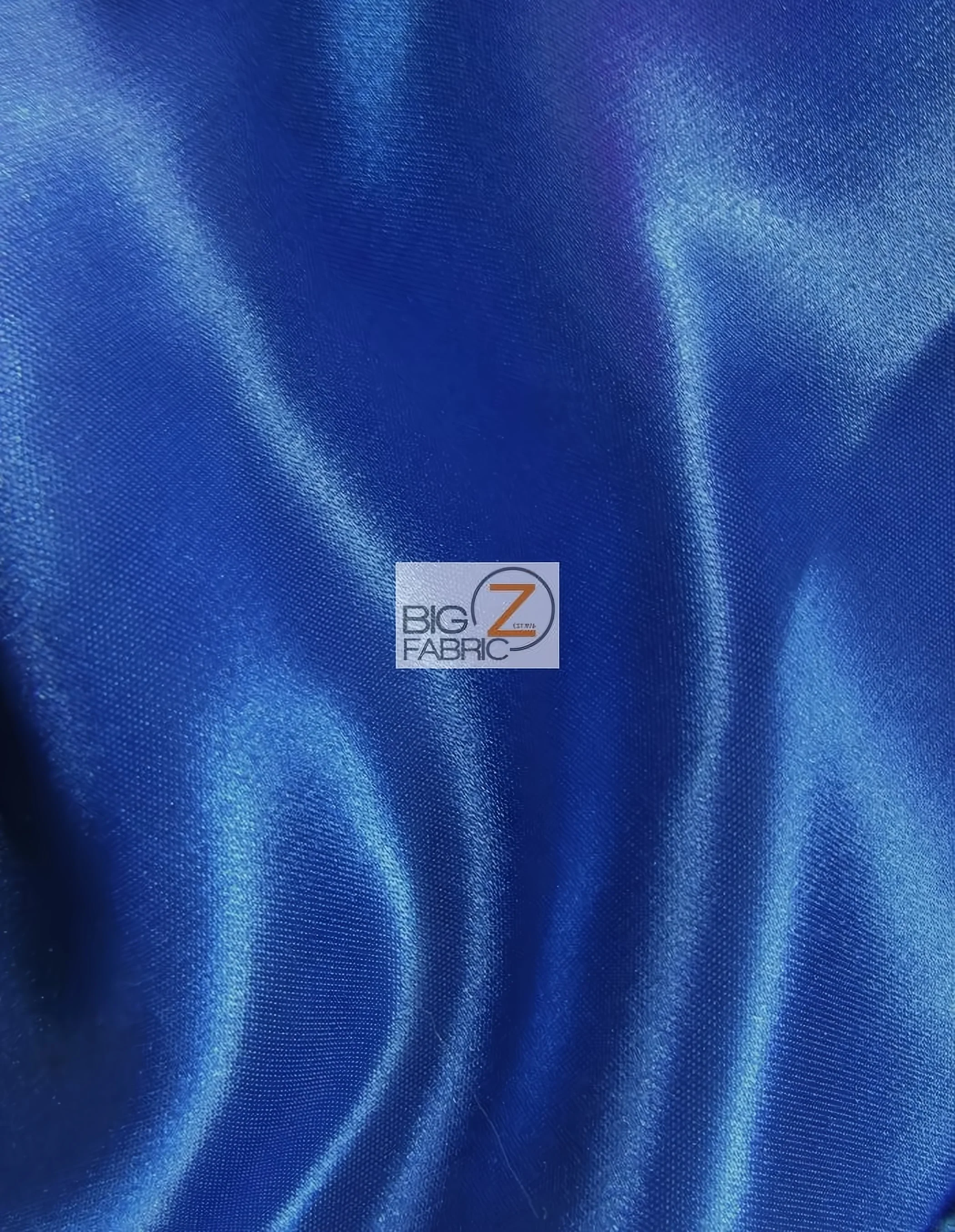 Solid Shiny Bridal Satin Fabric / Royal Blue / Sold By The Yard 1 Solid Shiny Bridal Satin Fabric / Royal Blue / Sold By The Yard