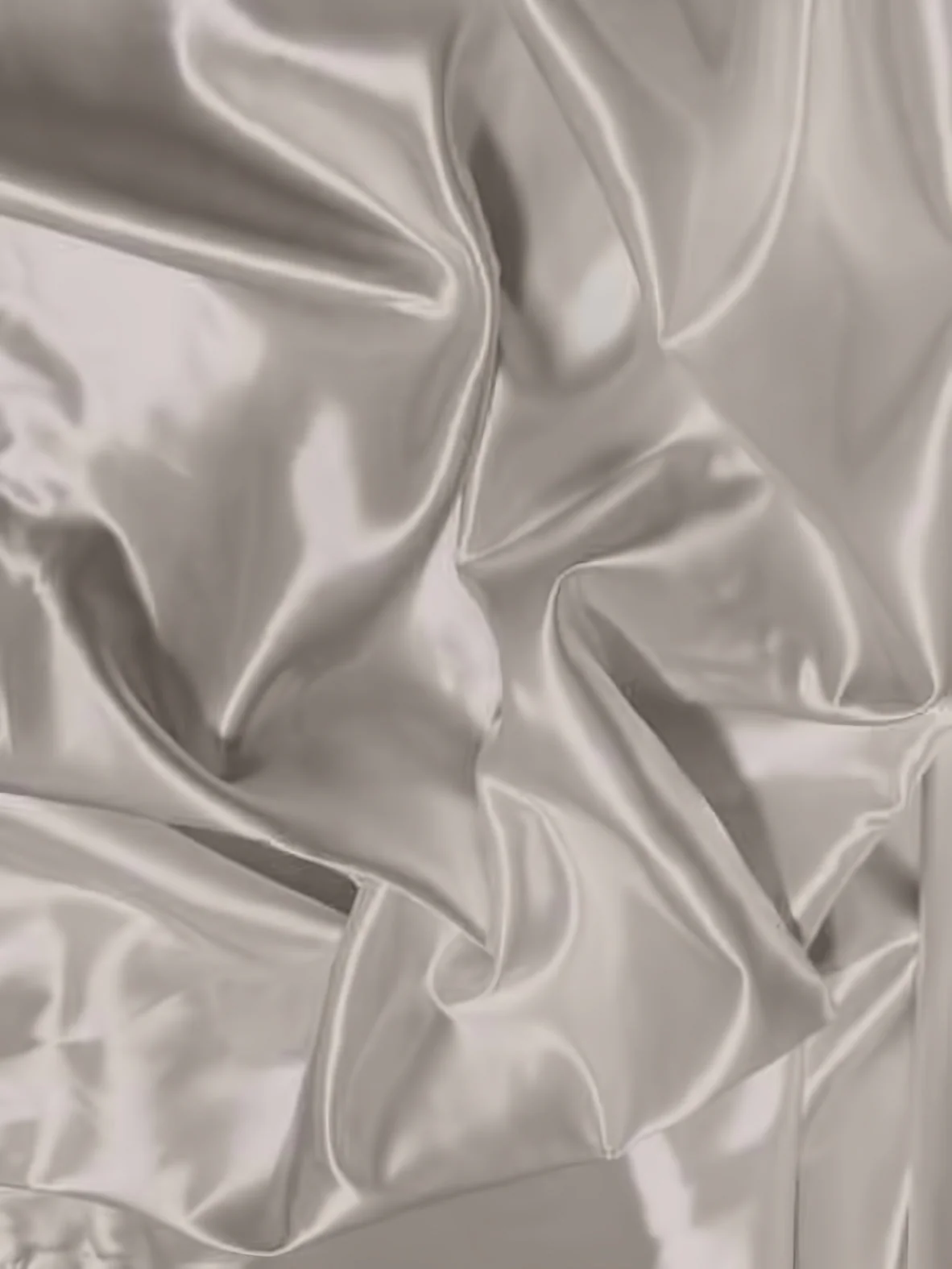 Solid Shiny Bridal Satin Fabric / Silver / Sold By The Yard 1 Solid Shiny Bridal Satin Fabric / Silver / Sold By The Yard