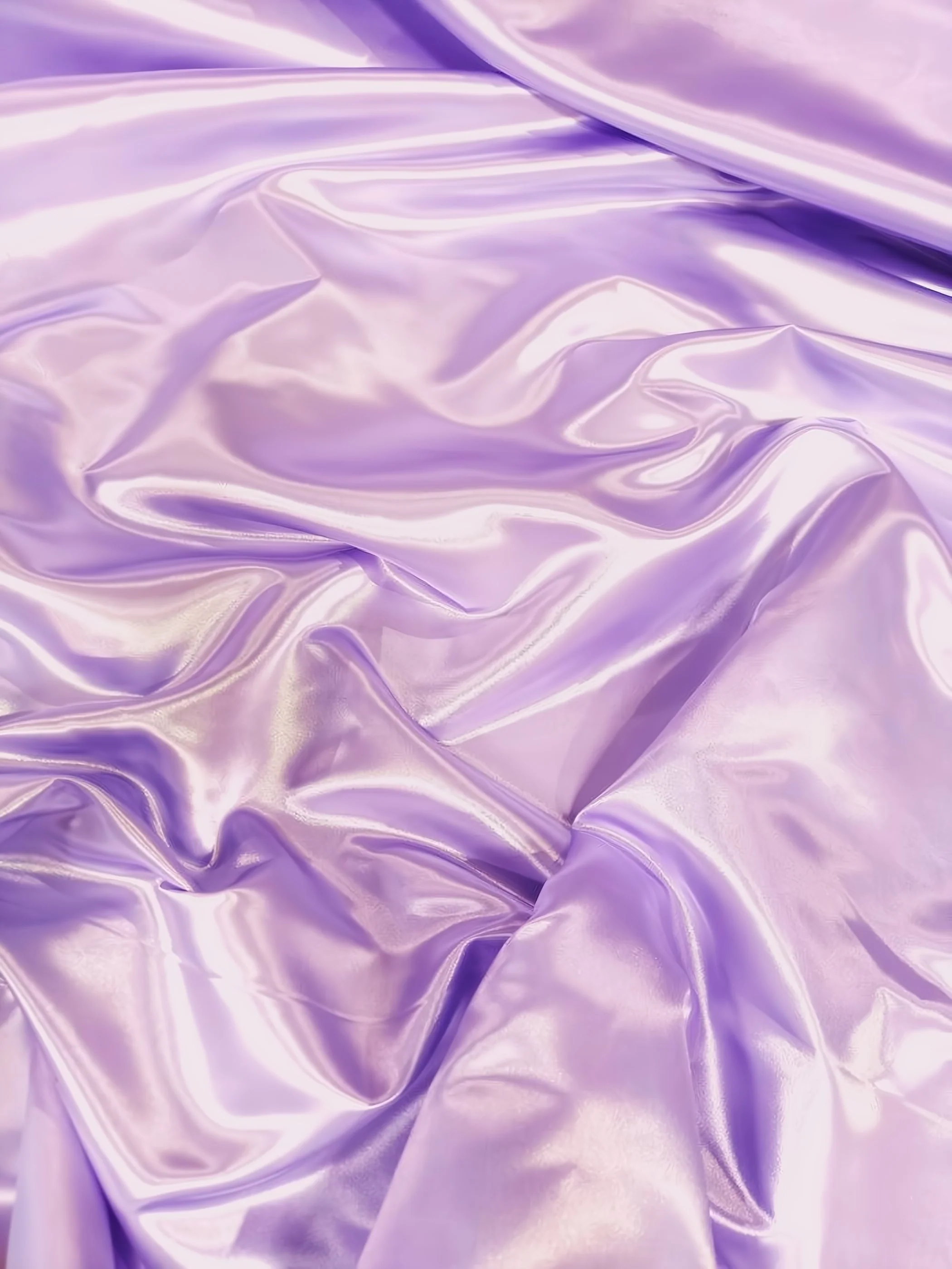 Solid Shiny Bridal Satin Fabric / Lavender / Sold By The Yard 1 Solid Shiny Bridal Satin Fabric / Lavender / Sold By The Yard