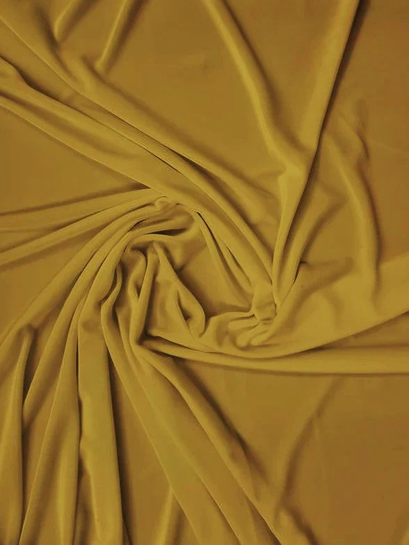 Stretch Velvet Velour Spandex 360 Grams Costume Fabric / Gold / Sold By The Yard 1 Stretch Velvet Velour Spandex 360 Grams Costume Fabric / Gold / Sold By The Yard