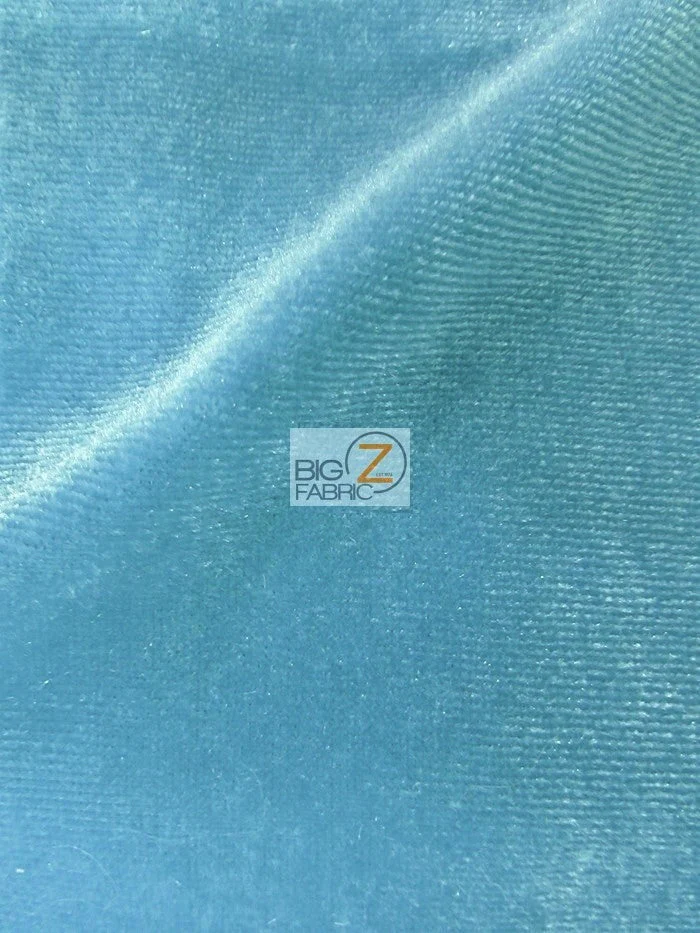 Stretch Velvet Velour Spandex 360 Grams Costume Fabric / Baby Blue / Sold By The Yard 2 Stretch Velvet Velour Spandex 360 Grams Costume Fabric / Baby Blue / Sold By The Yard
