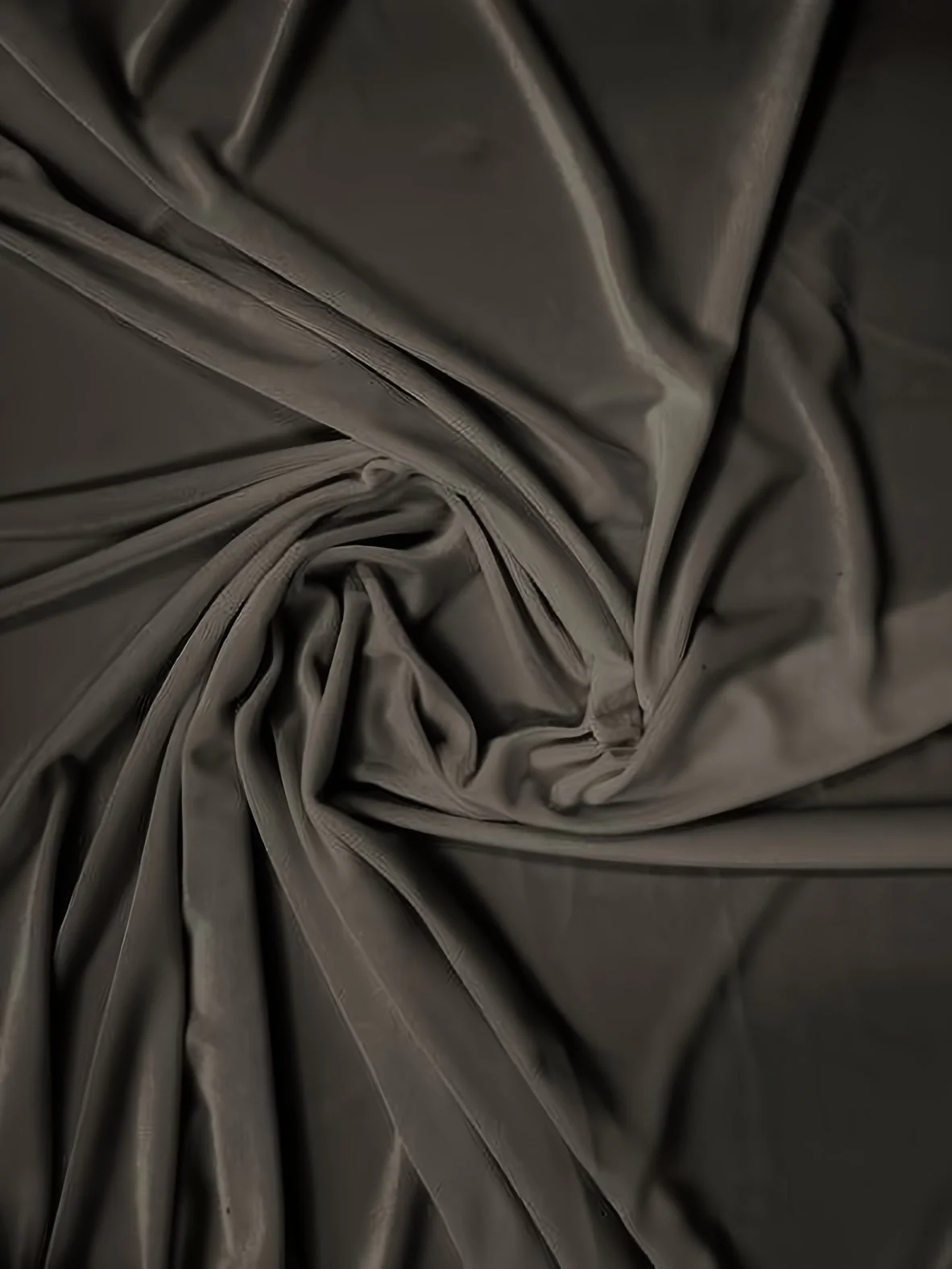 Stretch Velvet Velour Spandex 360 Grams Costume Fabric / Charcoal / Sold By The Yard 1 Stretch Velvet Velour Spandex 360 Grams Costume Fabric / Charcoal / Sold By The Yard