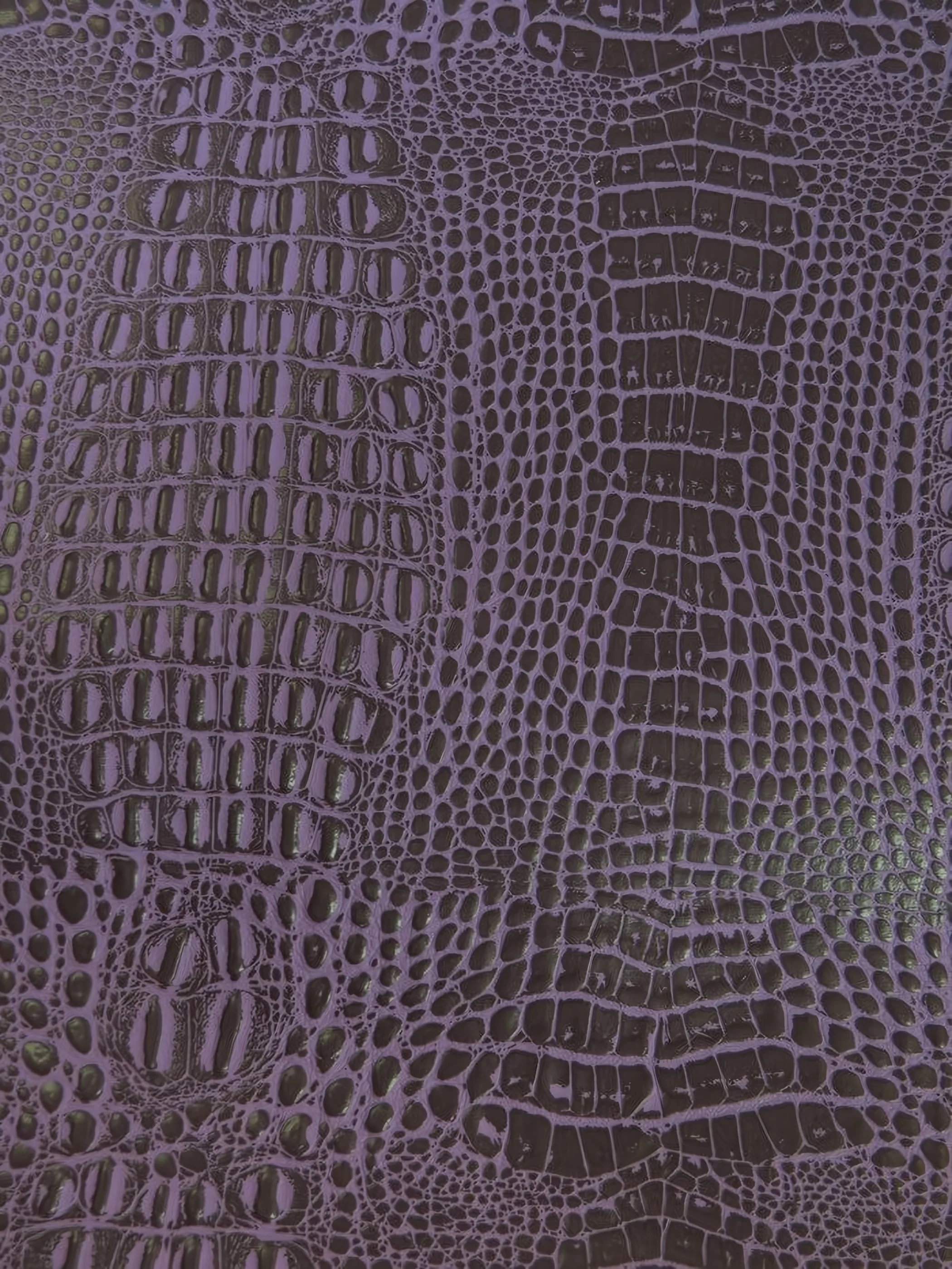 Passion Purple Crocodile Marine Vinyl Fabric / Sold By The Yard 1 Passion Purple Crocodile Marine Vinyl Fabric / Sold By The Yard