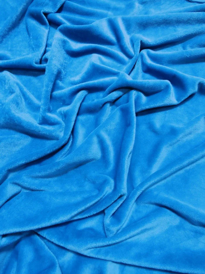 Peacock Minky Solid Baby Soft Fabric 1 Peacock Minky Solid Baby Soft Fabric