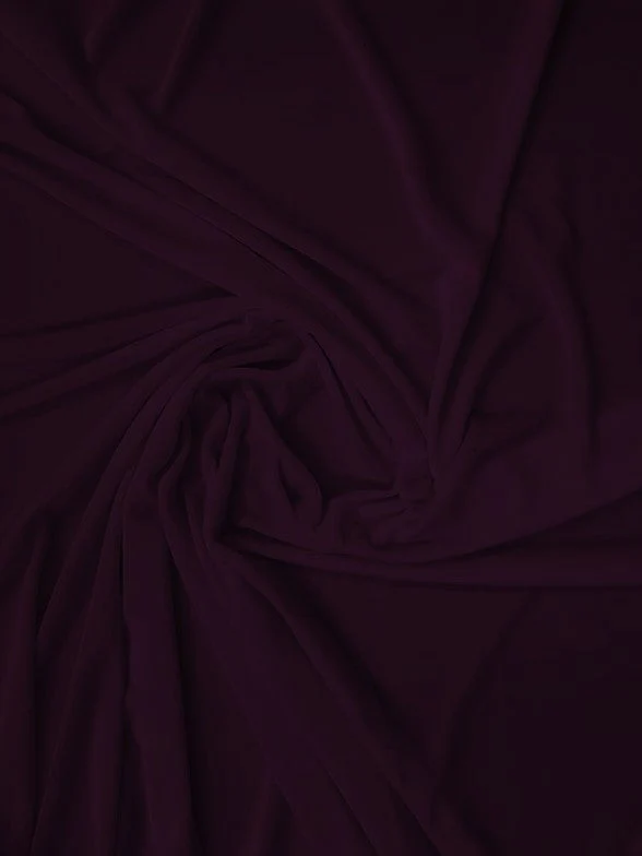 Stretch Velvet Velour Spandex 360 Grams Costume Fabric / Raisin / Sold By The Yard