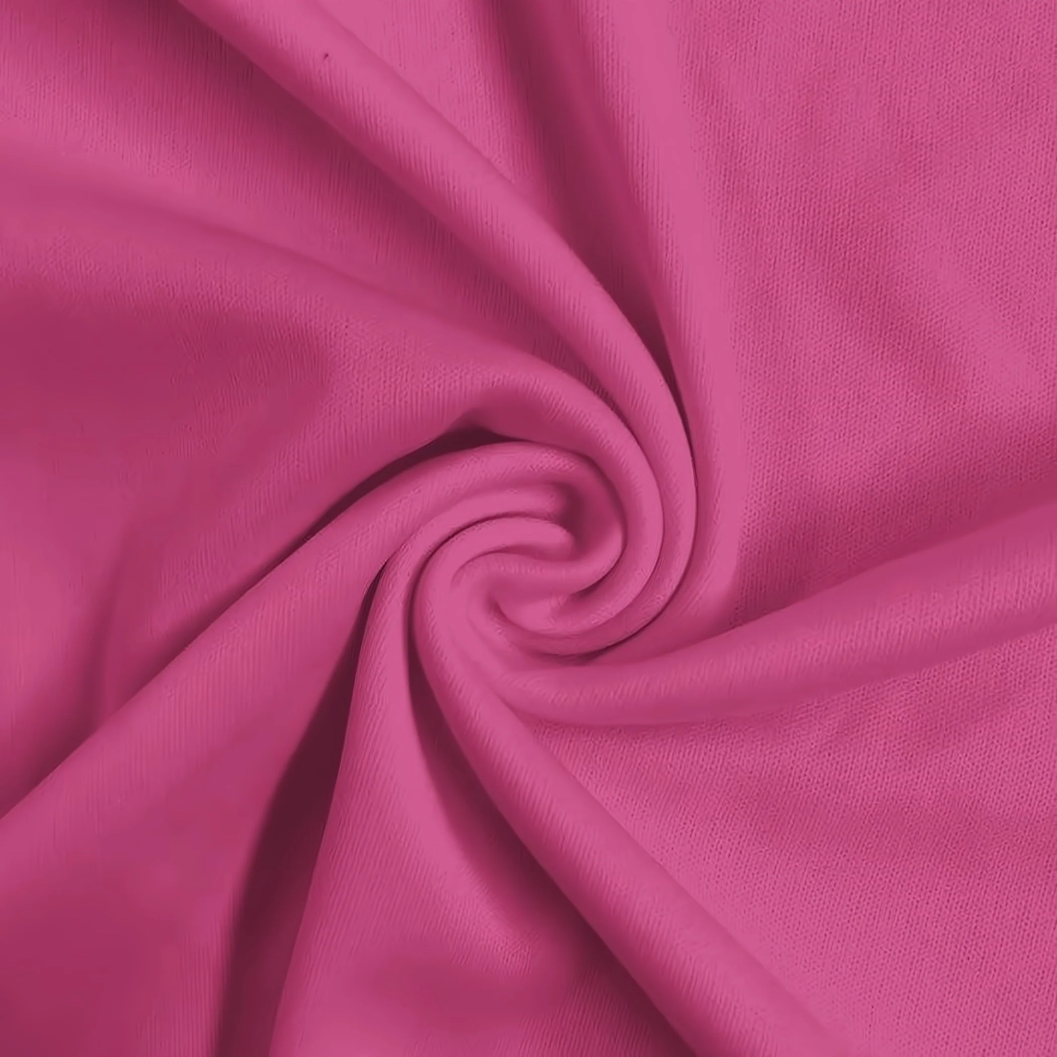 Solid Polyester Interlock Knit Fabric / Magenta / Sold By The Yard 1 Solid Polyester Interlock Knit Fabric / Magenta / Sold By The Yard